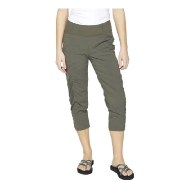 PRANA Koen Capri Pants Green Size Medium - Picture 1 of 7